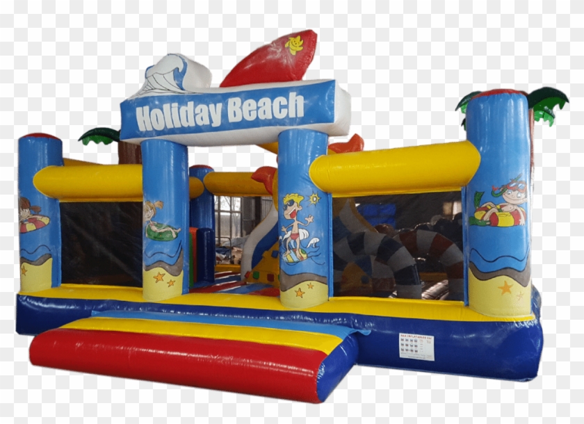 Holiday Beach Play Zone Large Bouncy Castle - Beach #865721
