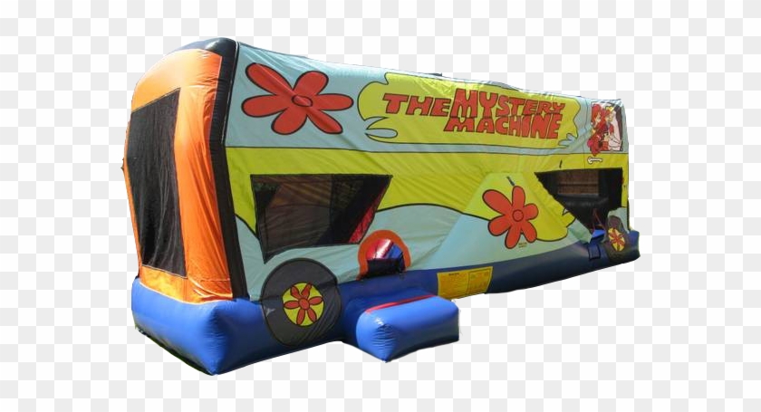 Scooby Doo Bus Jumping Castle With Slide From Showtime - Inflatable #865728