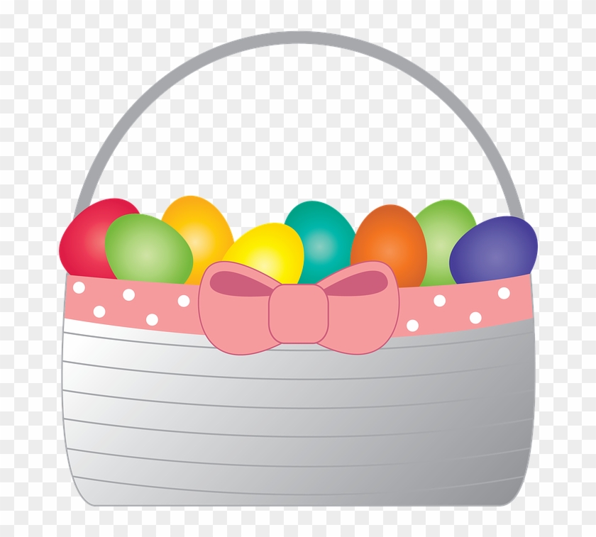 Easter Clipart Basketball - Easter Basket #865786