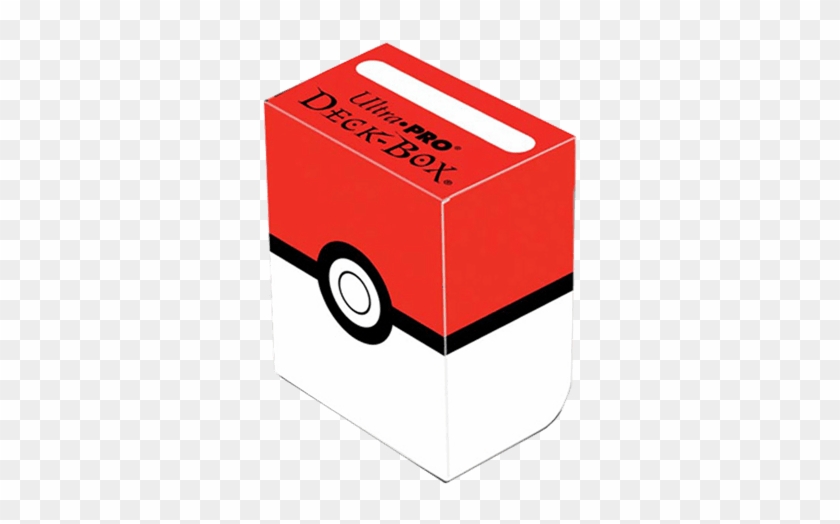'pokeball' Red And White Deck Box - Pokemon Card Deck Box #865804