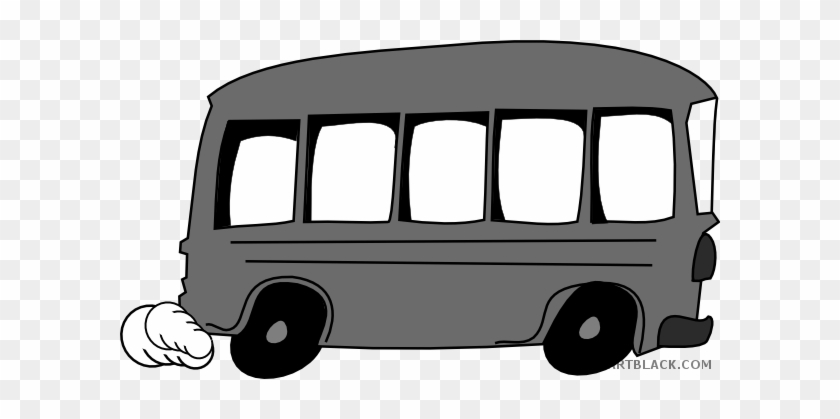 Church Bus Transportation Free Black White Clipart - Bus Clip Art #865891