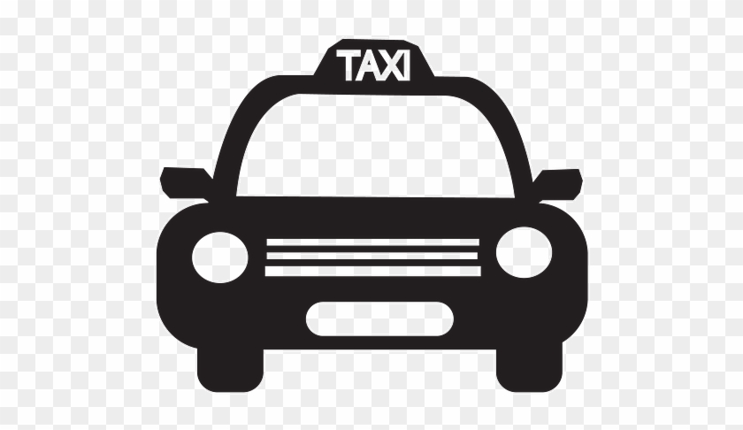Taxi - Taxi Car In White And Black #866021