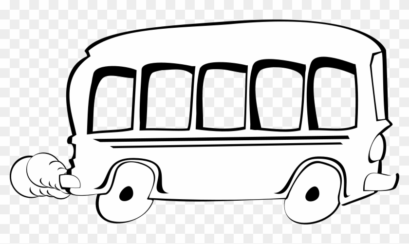 Bus Travel Information - Cartoon Bus Outline #866040