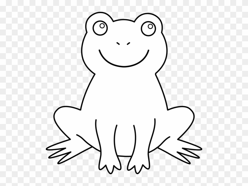 Sweet Clipart Frog - Frog Outline No Background #866155