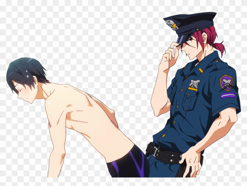 Entire Police Department To Get Special Training After - Rin Matsuoka Police Gif #866227