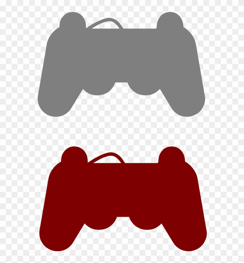 Game Controller-grey And Red - Controller Usb #866266