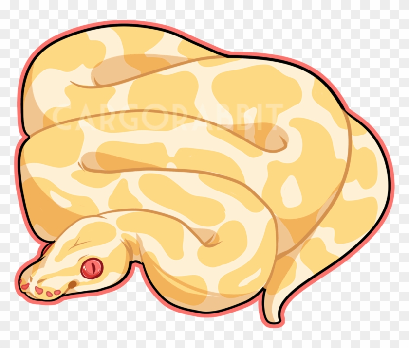 Ball Python Clipart Cute Cartoon - Ball Python Drawing #866350