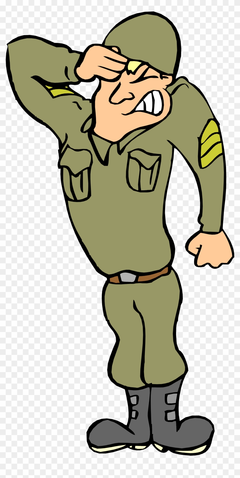 Military Soldier Animation Clip Art - Geef Acht Leger #866374