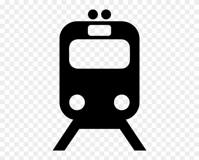 Tram Train Subway Transportation Symbol Clip Art - Train Symbol In Microsoft Word #866365