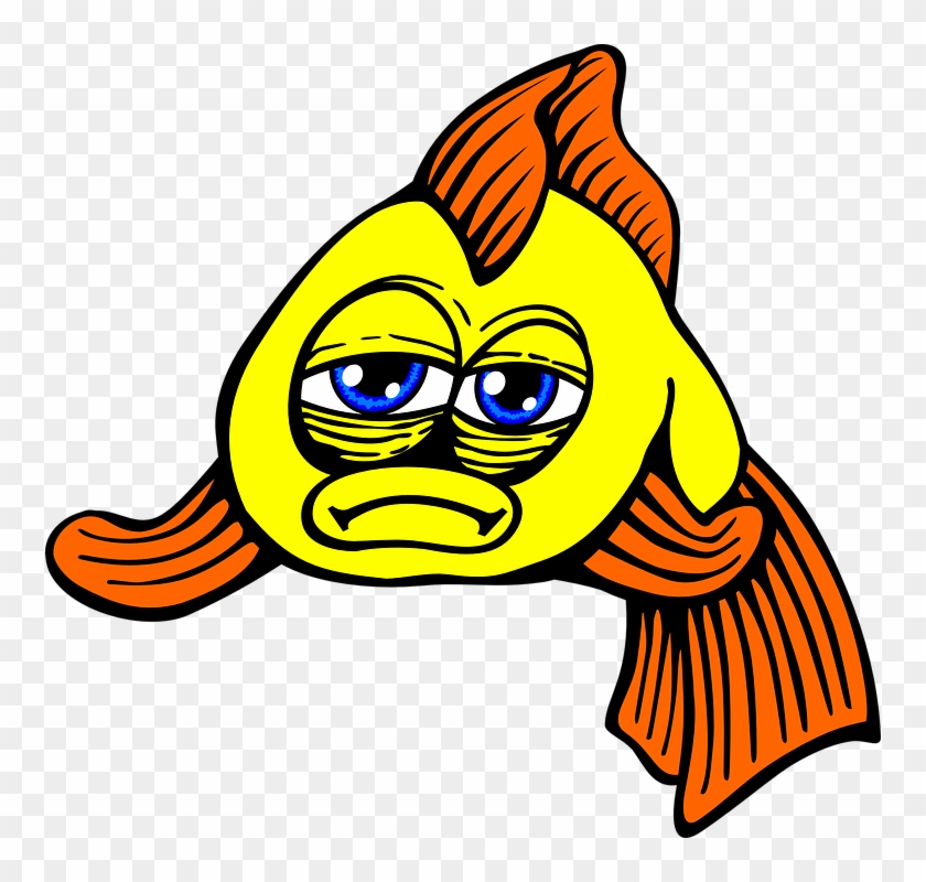 Goldfish Cliparts Girl 23, Buy Clip Art - Comic Fish #866435