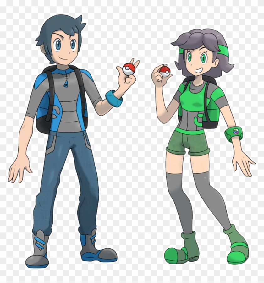 Or Are You A Girl By Marix20 - Pokemon Trainer Boy And Girl #866453