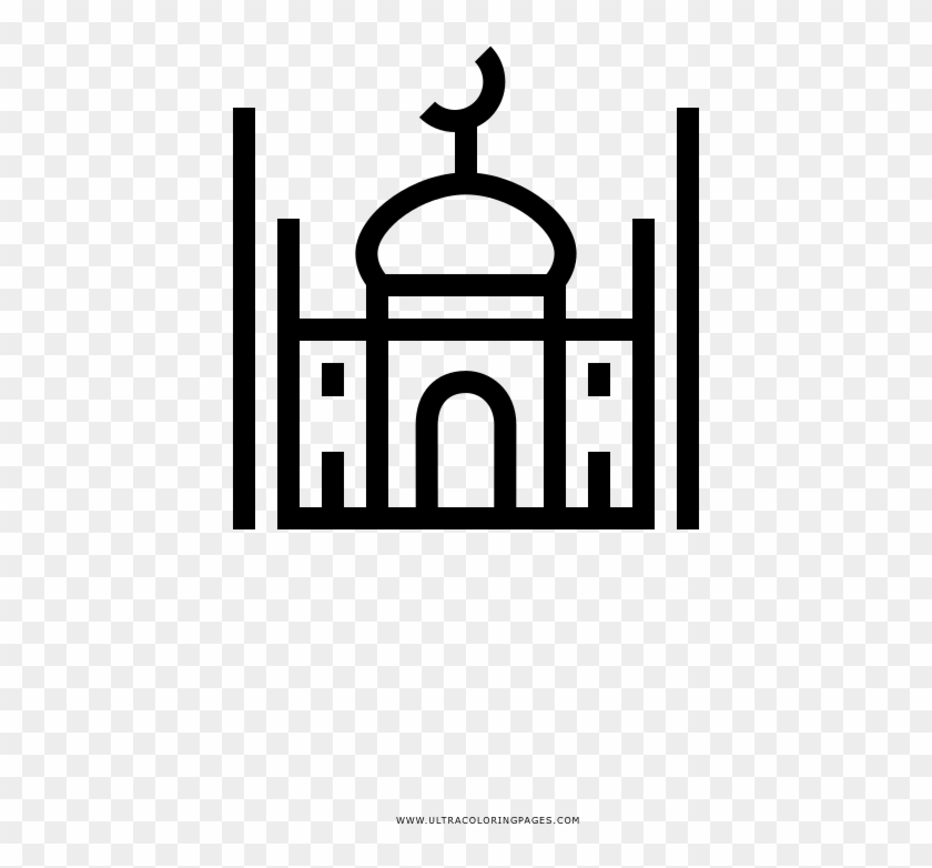 Mosque Coloring Page - Mosque #866523
