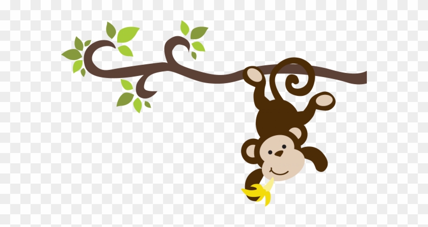 Cheeky Monkeys - Monkey On Branch Png #866584