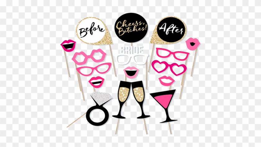 Bachelorette - Hen Party Photo Booth Props #866763
