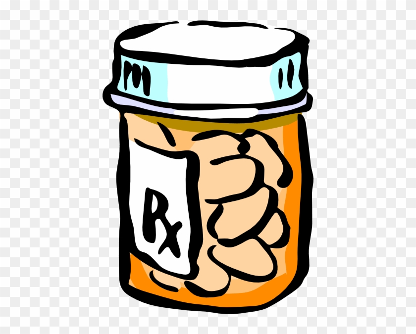 Cute Pill Bottle Clipart - Medicine Bottle Clip Art #866860