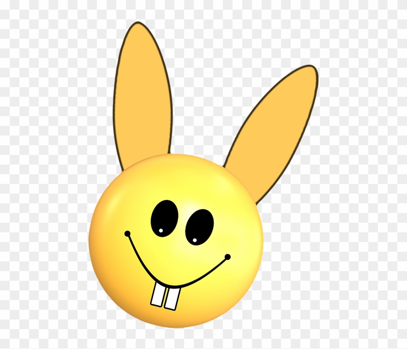 Easter, Smiley, Smile, Hare, Easter Bunny, Funny - Smiley Ostern #866947