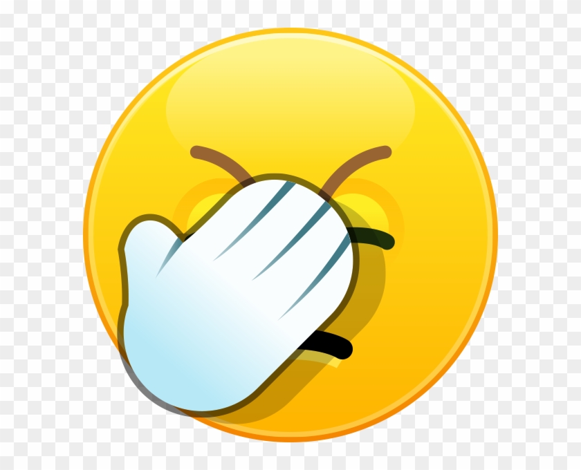 Facepalm Emoticon Smiley Emoji Facebook Emoticon Palm Face Free Transparent Png Clipart Images Download