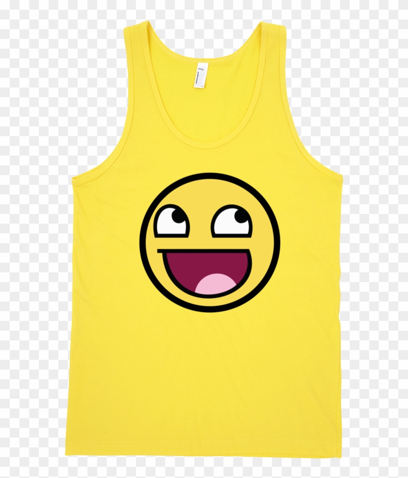 Happy Smiley Fine Jersey Tank Top Unisex By - Awesome Face Laptop Sleeve - 13" #866983