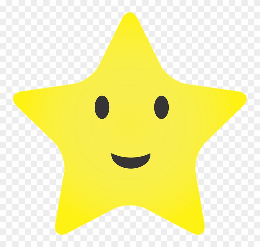 Cartoon Shooting Stars 23, Buy Clip Art - Bintang Smile #866985