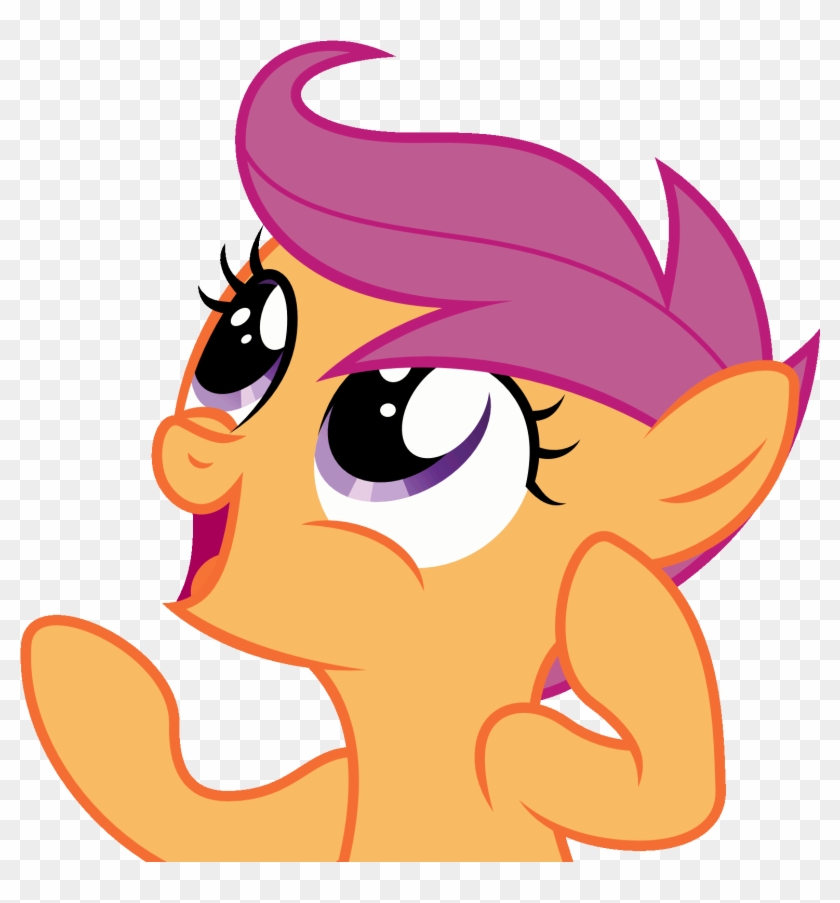 Scootaloo Rainbow Dash Pink Nose Facial Expression - Mlp Scootaloo Gif #867008