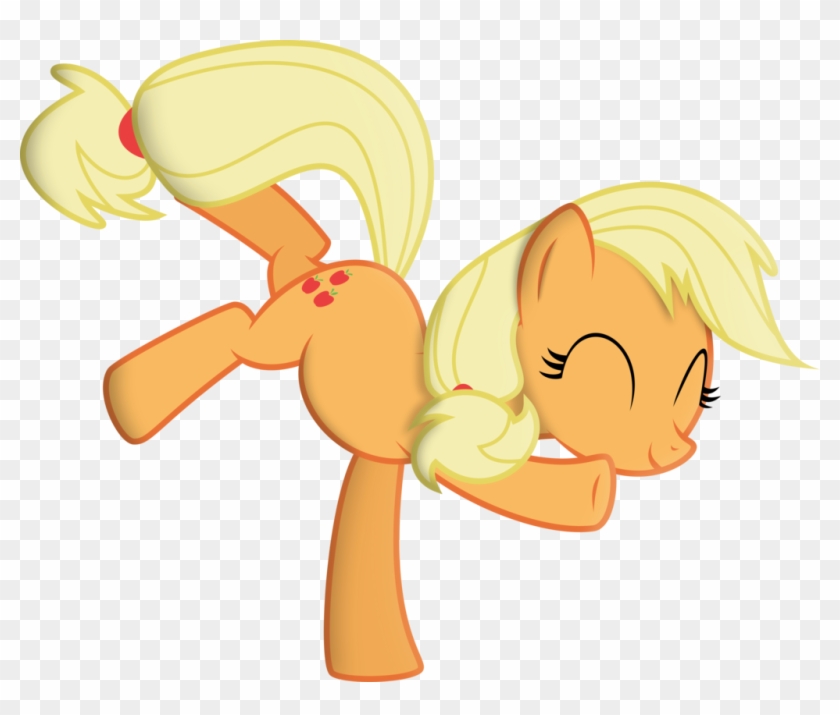 Happy Dancing Applejack By Yetioner Happy Dancing Applejack - Applejack #867042