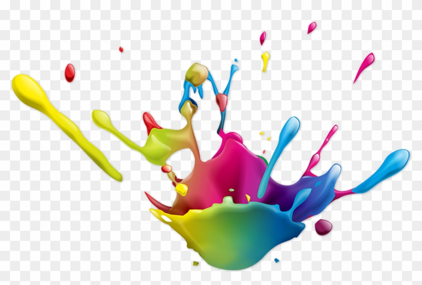 Spash Of Colour - Colours Water Splash Png #867054