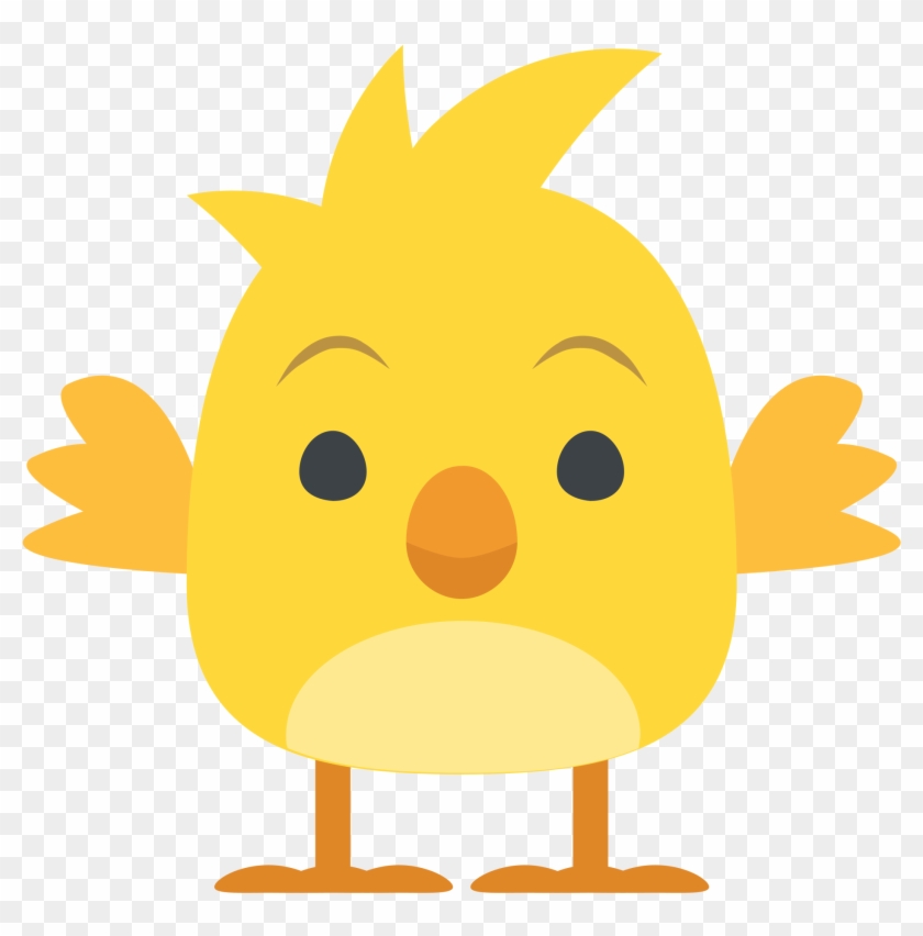 Front-facing Baby Chick - Vegan For The Animals Stickers #867066