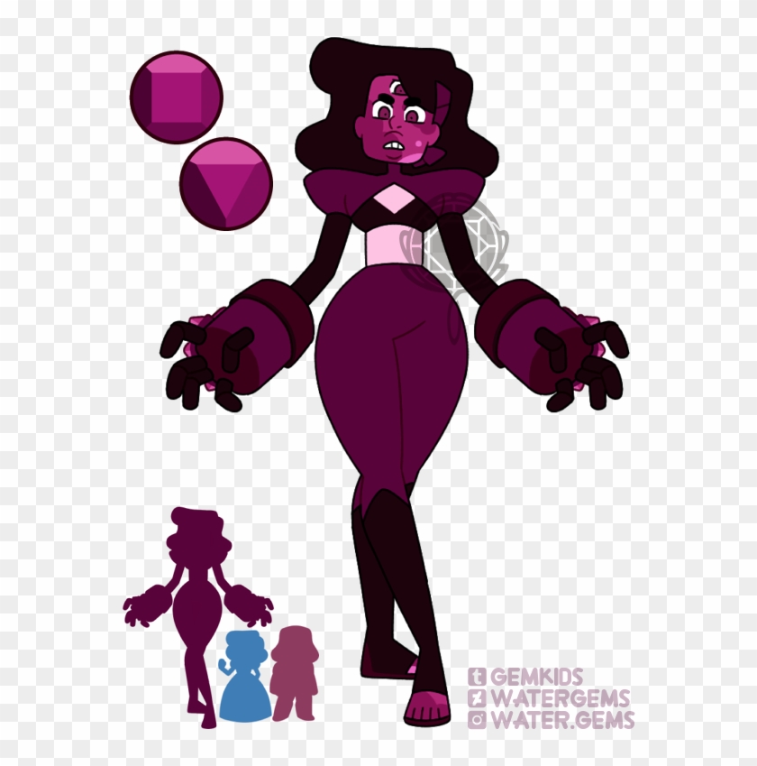 Bicolor Sapphire Geneva Ruby = Rhodolite Garnet - Sapphire Oc Steven Universe #867068