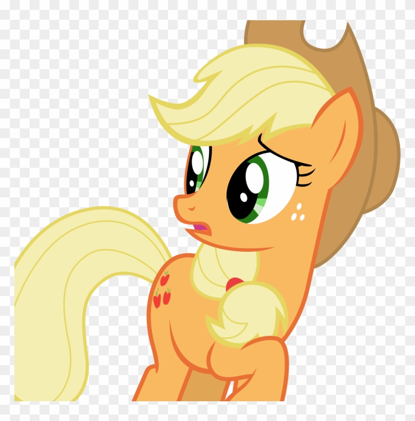 Applejack Angry Vector - My Little Pony Yellow Name #867090