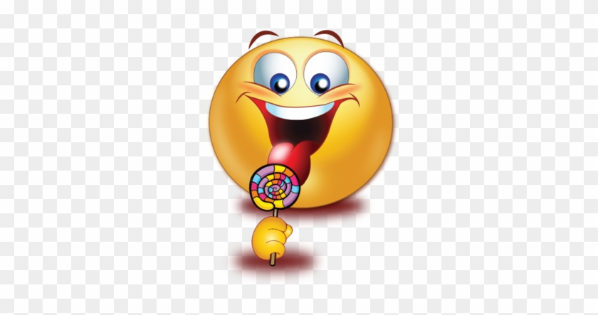 Licking Lollipop - Lollipop Smiley #867109