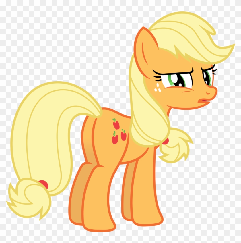Y'all Better Not Be Staring At My Hide By Porygon2z - Mlp Fim Applejack No Hat #867193