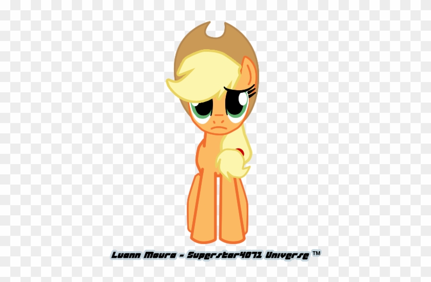Applejack-sad Days Are Not Fun By Superstar4071 - Little Pony Friendship Is Magic #867241
