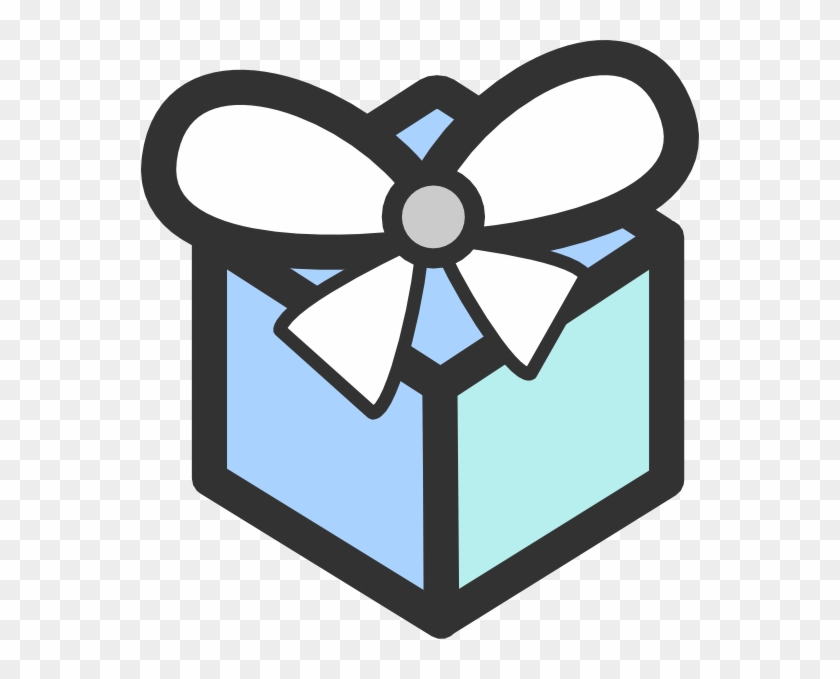 Gift Clipart Blue - Blue Present Clipart #867261