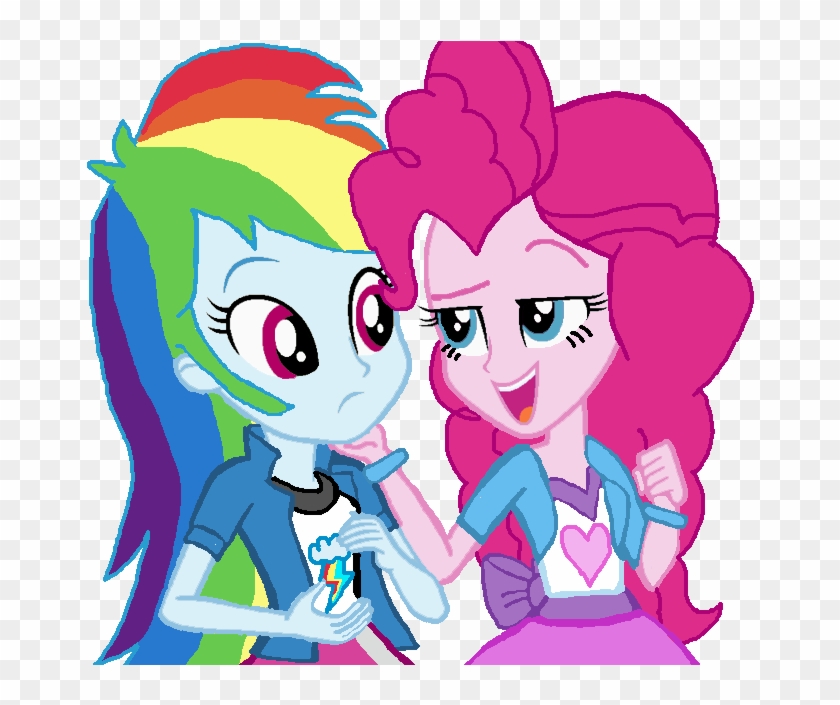 Pinkie Pie Flirting With Rainbow Dash By Ktd1993 - Eqg Rainbow Dash And Pinkie Pie #867284