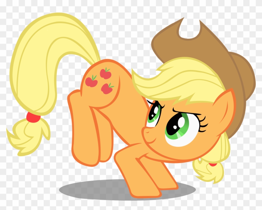 Vector By Gurugrendo Applejack Bucking - Mlp Applejack Bucking #867297