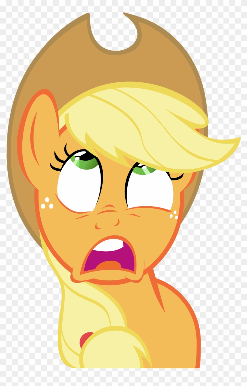 Applejack Patrick Star Fluttershy Know Your Meme - My Little Pony Applejack Face #867302