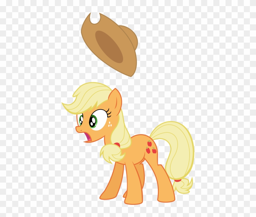 Very Surprised Applejack By Istilllikegamecubes - Applejack And Rainbow Dash #867304