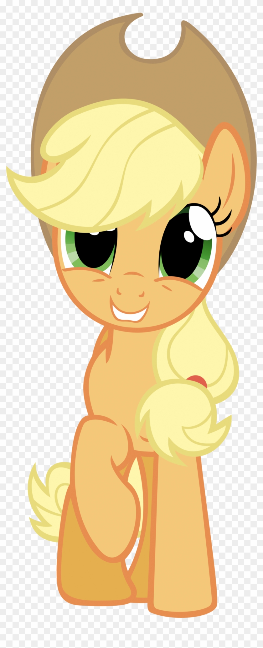By Foreverlovatoo Applejack Png - Apple Jack Pony Happy #867314