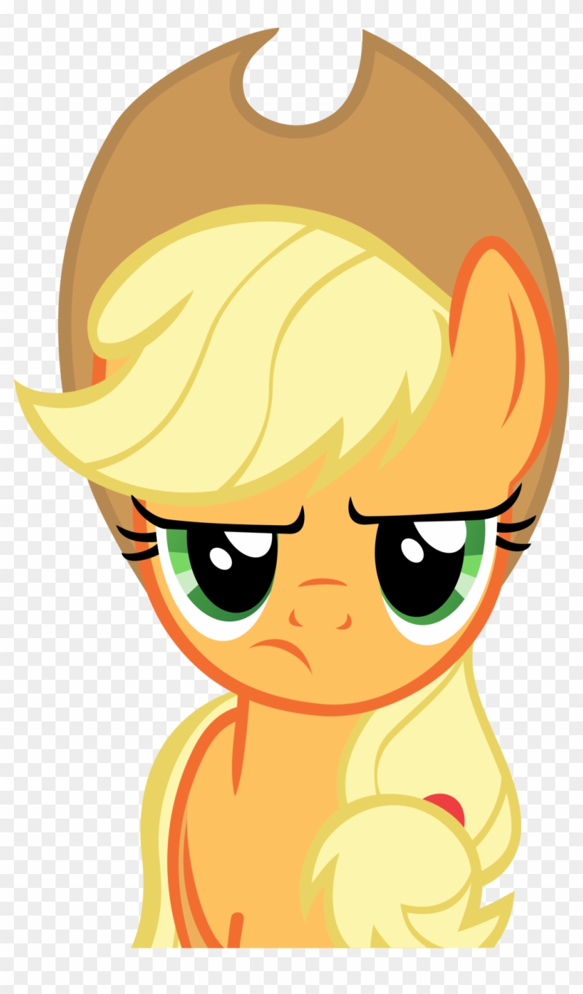 Applejack Is Not Amused By Gamemasterluna Applejack - Little Pony Friendship Is Magic #867357