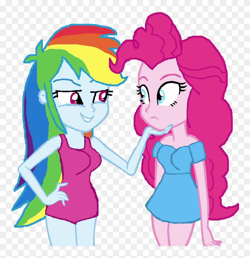 Rainbow Dash Flirting With Pinkie Pie By Ktd1993 - Pinkie Pie Flirting With Rainbow Dash #867363
