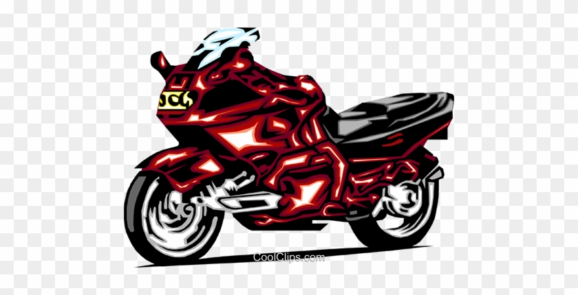 Motorcycle Royalty Free Vector Clip Art Illustration - Motorcycle #867380