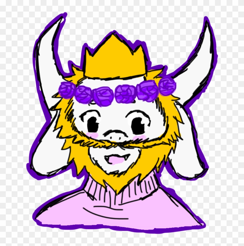 Asgore Flower Crown By Prince-galaxii - Asgore Flower Crown By Prince-galaxii #867389