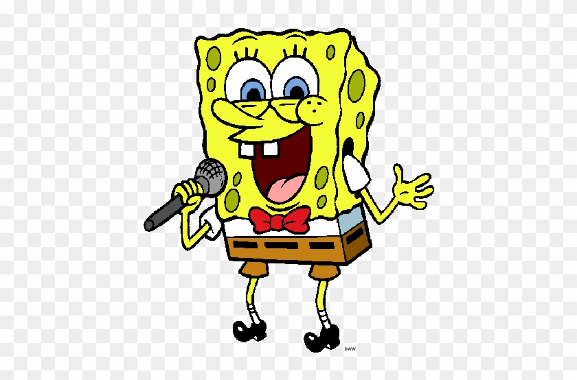 Spongebob Cartoon Characters Cliparts - Spongebob Coloring Pages #867390