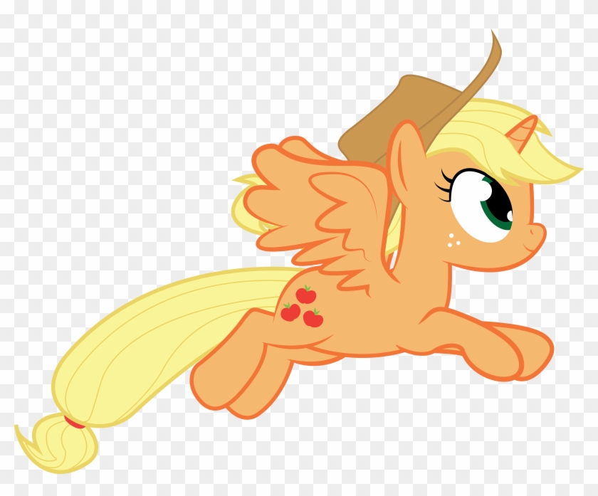 Alicorn, Alicornified, Applecorn, Applejack, Artist - Applejack As A Alicorn #867483