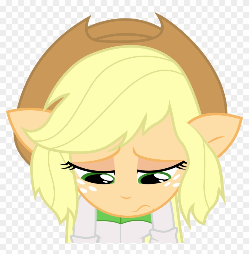 Applejack Happy Face Download - My Little Pony Equestria Girls Applejack Bass #867515