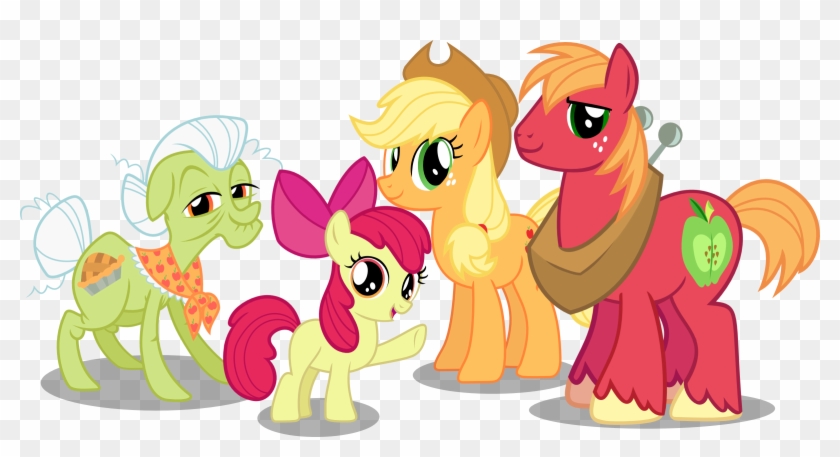 The Apple Family By Vector Brony On Deviantart - My Little Pony Applejack Family #867524