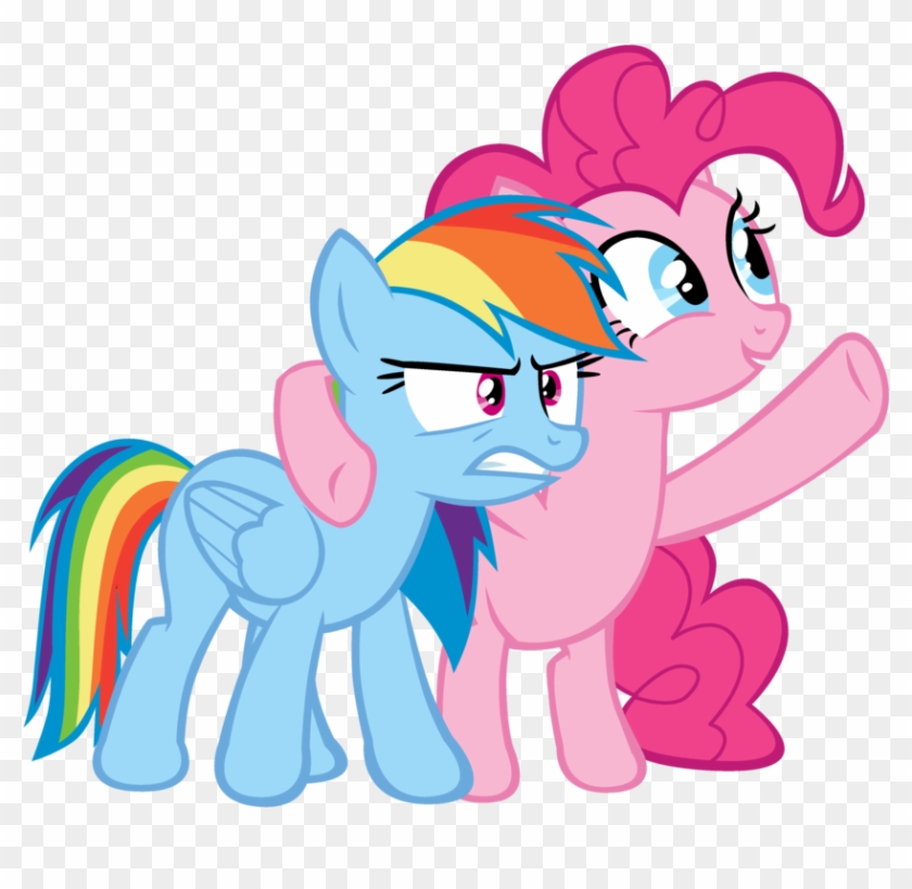 Rainbow Dash And Pinkie Pie By Bronyboy - Пинки Пай И Рейнбоу Деш #867637
