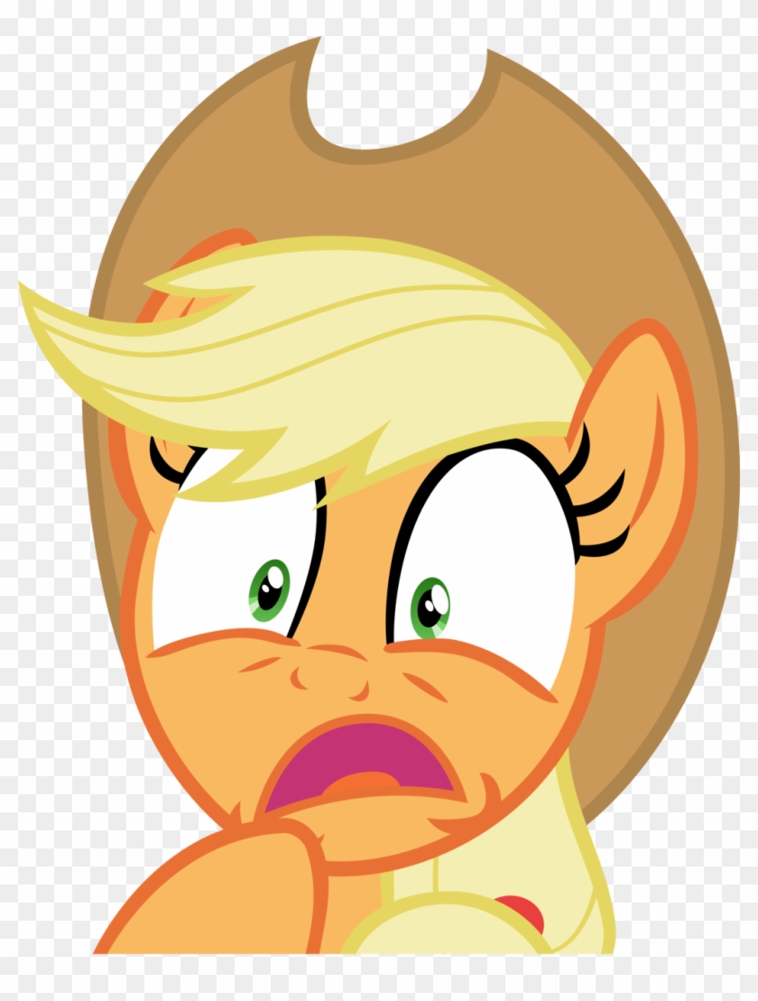 Yikes By Firestorm-can - Applejack Surprised #867700