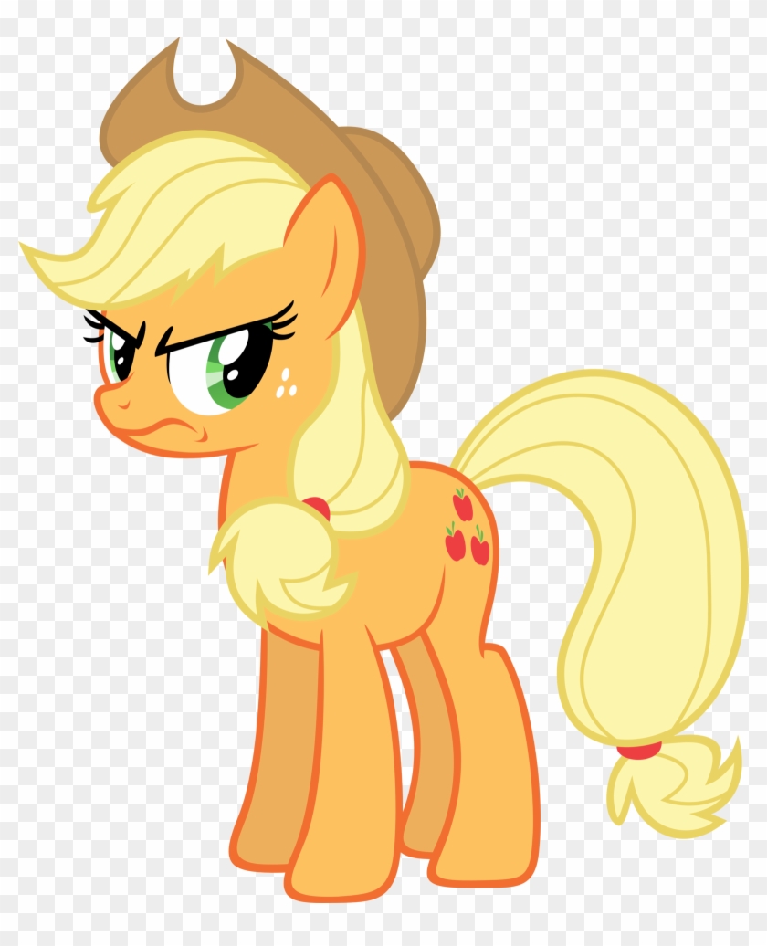 Applejack Angry By Synthrid Applejack Angry By Synthrid - Mlp Applejack #867715