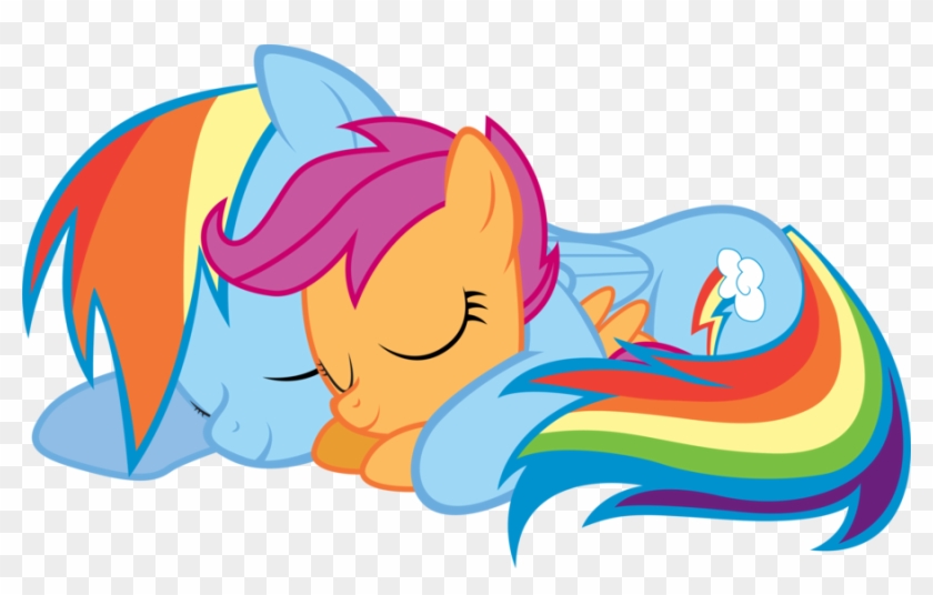 My - Rainbow Dash And Scootaloo #867728